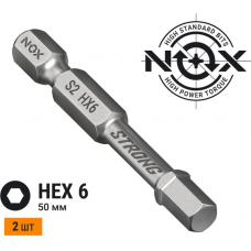 Бита torsion E6,3 Hex6-50, 2 шт карта STRONG